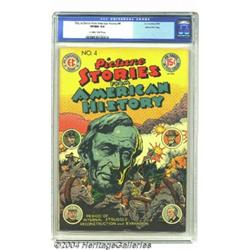 Picture Stories From American History #4 Gaines File pedigree 7/10 (EC, 1947). CGC VF/NM 9.0 Off-