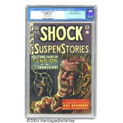 Shock SuspenStories #7 Crowley pedigree - Double cover (EC, 1953) CGC VF/NM 9.0 Cream to off-whit
