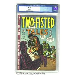 Two-Fisted Tales #19 Gaines File pedigree 3/10 (EC, 1951) CGC NM+ 9.6 Off-white pages.