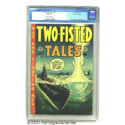 Two-Fisted Tales #32 Gaines File pedigree 3/9 (EC, 1953) CGC NM 9.4 Off-white to white pages.