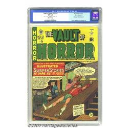 Vault of Horror #12 (#1) White Mountain pedigree (EC, 1950) CGC VF 8.0 Off-white pages.