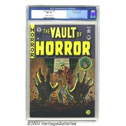 Vault of Horror #15 Gaines File pedigree (EC, 1950) CGC NM+ 9.6 Off-white to white pages.