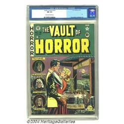 Vault of Horror #18 (EC, 1951) CGC NM 9.4 Off-white to white pages.
