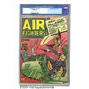 Image 1 : Air Fighters Comics V2#1 (Hillman Fall, 1943) CGC VG/FN 5.0 Cream to off-white pages.