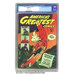 America's Greatest Comics #5 (Fawcett, 1942) CGC VF/NM 9.0 Off-white pages.