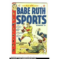 Babe Ruth Sports Comics #2 File Copy (Harvey, 1949) Condition: VF-.