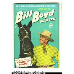 Bill Boyd Western #9 Hawkeye pedigree (Fawcett, 1950) Condition: FN/VF.