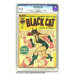 Black Cat #6 File Copy (Harvey, 1947) CGC VF/NM 9.0 Cream to off-white pages.