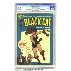 Black Cat #5 File Copy (Harvey, 1947) CGC VF 8.0 Light tan to off-white pages.