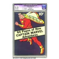 Captain Marvel Adventures #nn (#1) (Fawcett, 1941). CGC Apparent FN- 5.5 Extensive (P) Off-white