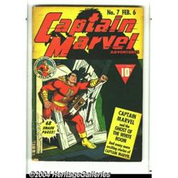 Captain Marvel Adventures #7 (Fawcett, 1942) Condition: VG-.