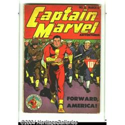 Captain Marvel Adventures #8 (Fawcett, 1942) Condition: GD/VG.