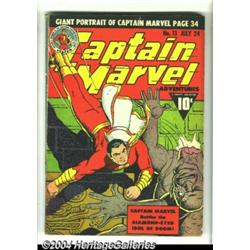 Captain Marvel Adventures #13 (Fawcett, 1942) Condition: VG.