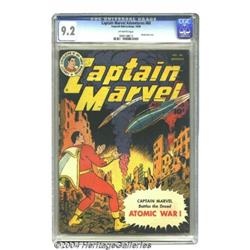 Captain Marvel Adventures #66 (Fawcett, 1946) CGC NM- 9.2 Off-white pages.