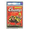 Image 1 : Champ Comics #25 (Harvey, 1943) CGC VF+ 8.5 Off-white pages.