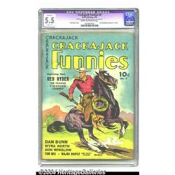 Crackajack Funnies #9 (Dell, 1939) CGC Apparent FN- 5.5 Slight (P) Cream to off-white pages.