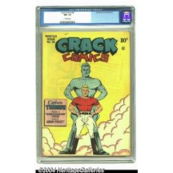 Crack Comics #36 (Quality, 1945) CGC NM- 9.2 Off-white pages.
