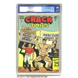 Crack Comics #55 Mile High pedigree (Quality, 1948) CGC VF/NM 9.0 Off-white to white pages.