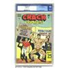 Image 1 : Crack Comics #55 Mile High pedigree (Quality, 1948) CGC VF/NM 9.0 Off-white to white pages.