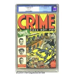 Crime Does Not Pay #23 Pennsylvania pedigree (Lev Gleason, 1942) CGC VF/NM 9.0 Off-white pages.