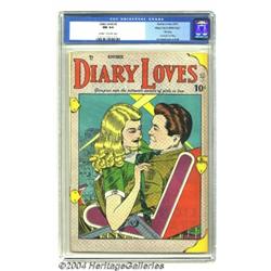Diary Loves #2 Mile High pedigree (Quality, 1949) CGC NM 9.4 Off-white to white pages.