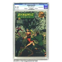 Dynamic Comics #16 Mile High pedigree (Chesler, 1945) CGC VF/NM 9.0 Off-white to white pages.