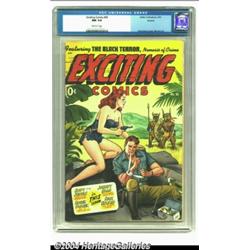 Exciting Comics #65 Okajima pedigree (Nedor Publications, 1949) CGC NM 9.4 Off-white pages.