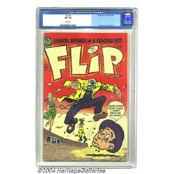 Flip #2 (Harvey, 1954) CGC FN- 5.5 White pages.