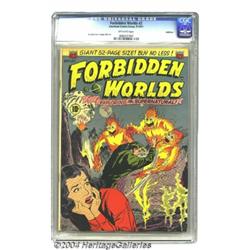 Forbidden Worlds #2 Bethlehem pedigree (ACG, 1951) CGC VF/NM 9.0 Off-white pages.