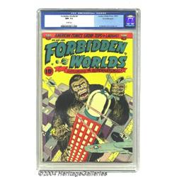 Forbidden Worlds #6 White Mountain pedigree (ACG, 1952) CGC NM- 9.2 White pages.