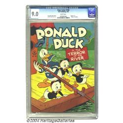 Four Color #108 Donald Duck (Dell, 1946) CGC VF/NM 9.0 White pages.