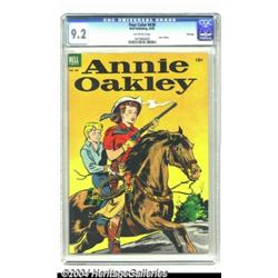 Four Color #438 Annie Oakley - File Copy (Dell, 1952) CGC NM- 9.2 Off-white pages.