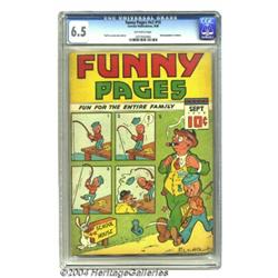 Funny Pages V2#10 (Centaur, 1938) CGC FN+ 6.5 Off-white pages.