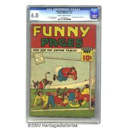 Funny Pages V2#11 (Centaur, 1938) CGC FN 6.0 Cream to off-white pages.