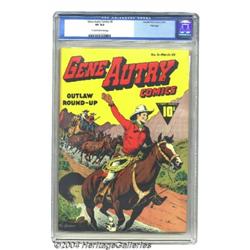 Gene Autry Comics #6 Fawcett File Copy (Fawcett, 1943) CGC VF 8.0 Cream to off-white pages.