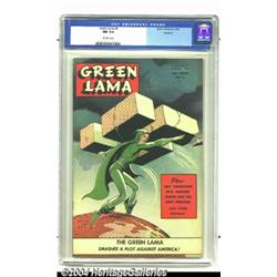 Green Lama #6 Rockford pedigree (Spark Publications, 1945) CGC NM 9.4 Off-white pages.