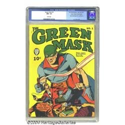 Green Mask #1 Mile High pedigree (Fox Features Syndicate, 1940) CGC NM- 9.2 White pages.