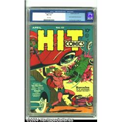 Hit Comics #10 (Quality, 1941) CGC FN+ 6.5 White pages.