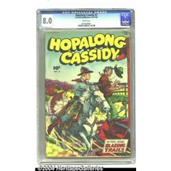 Hopalong Cassidy #3 (Fawcett, 1946) CGC VF 8.0 White pages.