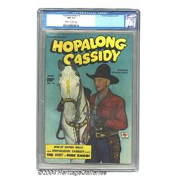 Hopalong Cassidy #18 (Fawcett, 1948) CGC NM- 9.2 Off-white to white pages.