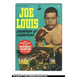 Joe Louis #2 (Fawcett, 1950) Condition: VF-.