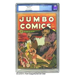 Jumbo Comics #19 (Fiction House, 1940) CGC FN+ 6.5 Cream to off-white pages.