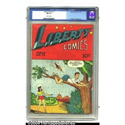 Liberty Comics #11 (Green Publishing Co., 1946) CGC NM 9.4 Off-white pages.