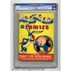 Looney Tunes and Merrie Melodies Comics #1 (Dell, 1941) CGC VG- 3.5 Off-white pages.