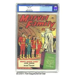 The Marvel Family #1 (Fawcett, 1945) CGC VF- 7.5 Cream to off-white pages.