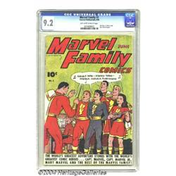 The Marvel Family #2 (Fawcett, 1946) CGC NM- 9.2 Off-white to white pages.