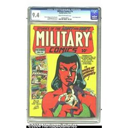 Military Comics #14 (Quality, 1942). CGC NM 9.4 Cream to off-white pages.