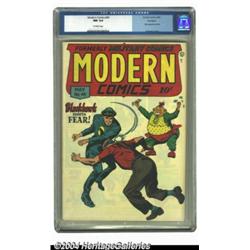 Modern Comics #49 Big Apple pedigree (Quality, 1946) CGC NM 9.4 Off-white pages.
