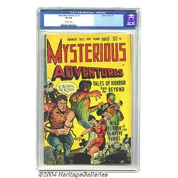 Mysterious Adventures #1 (Story Comics, 1951) CGC VF 8.0 Off-white pages.