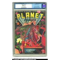 Planet Comics #1 (Fiction House, 1940) CGC FN/VF 7.0 Cream to off-white pages.